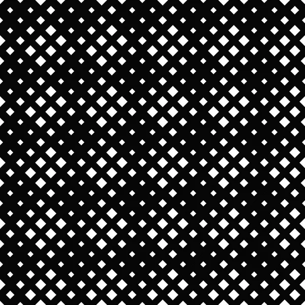 Abstrakte monochrom geometrische quadratische Muster Hintergrunddesign — Stockvektor