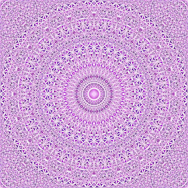 紫色无缝弯曲三角形马赛克瓷砖曼达拉壁纸图案 — 图库矢量图片