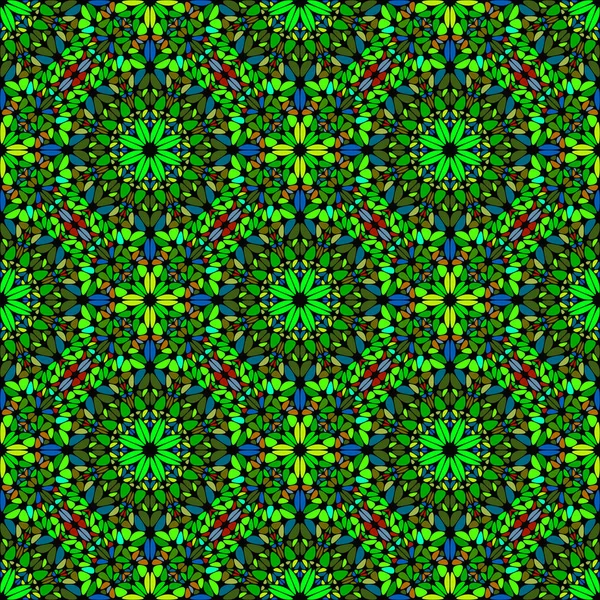 Безшовний геометричний богемний гравійний мозаїчний пелюсток фону — стоковий вектор