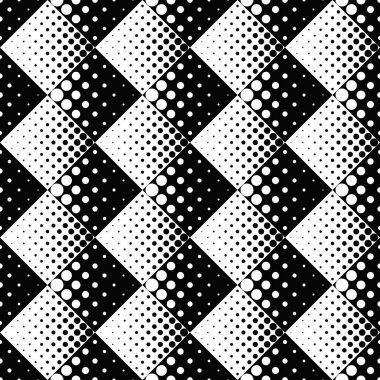 Siyah beyaz dikişsiz geometrik daire desen arka plan tasarımı