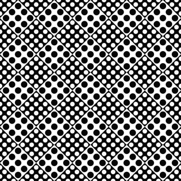 Geometrische abstracte monochroom cirkel patroon achtergrond ontwerp — Stockvector