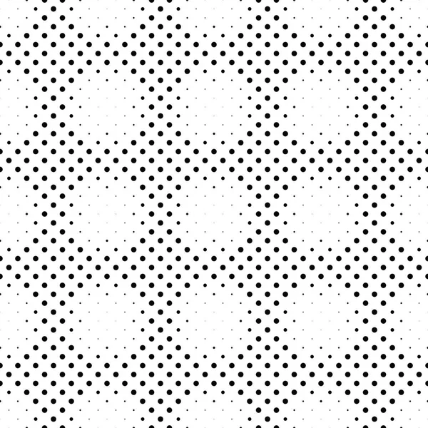 Nahtlose monochrome abstrakte geometrische Punktmuster Hintergrund — Stockvektor