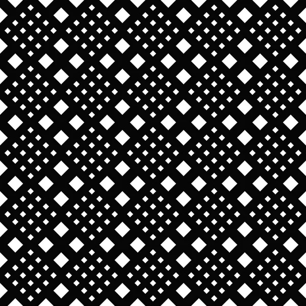 Diseño de fondo de patrón cuadrado geométrico abstracto blanco y negro — Archivo Imágenes Vectoriales