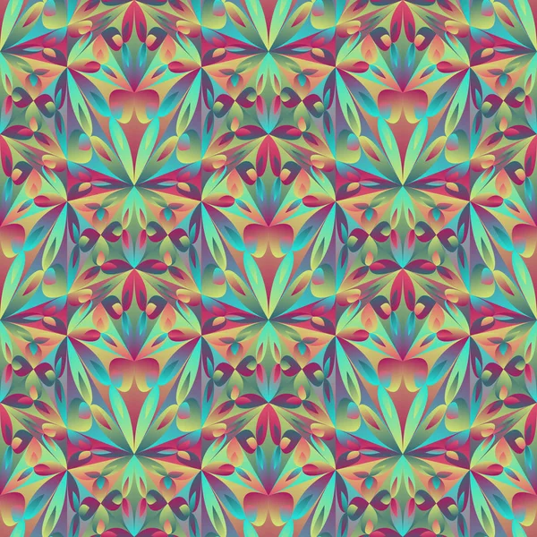 Çokgen soyut mozaik çiçek desen arka plan tasarımı