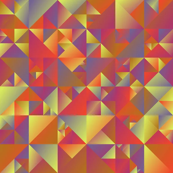Mehrfarbige geometrische abstrakte Gradienten Dreieck Hintergrunddesign — Stockvektor