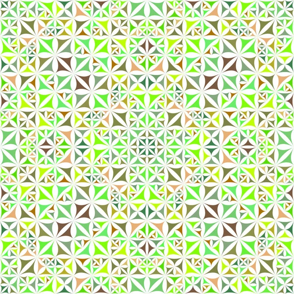 Coloré abstrait répétition courbe triangle kaléidoscope motif papier peint — Image vectorielle