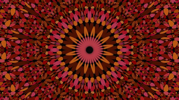 Bunte Kies verzieren Mandala-Muster Tapeten-Design - Vektor Hintergrund — Stockvektor