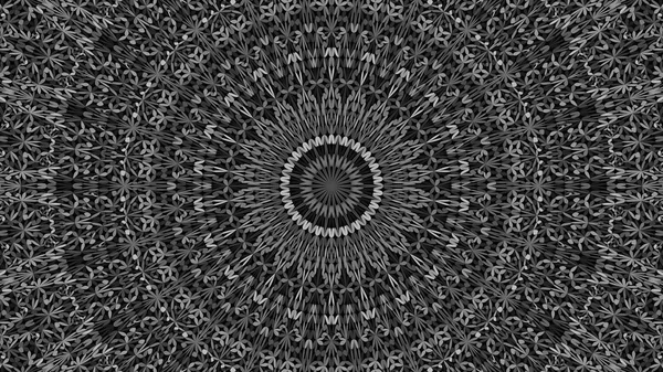 Gri soyut yaprakbahçe mandala duvar kağıdı - vektör illüstrasyon