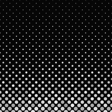 Gri yinelenen daire deseni - vektör kar yağışı arka plan grafiği