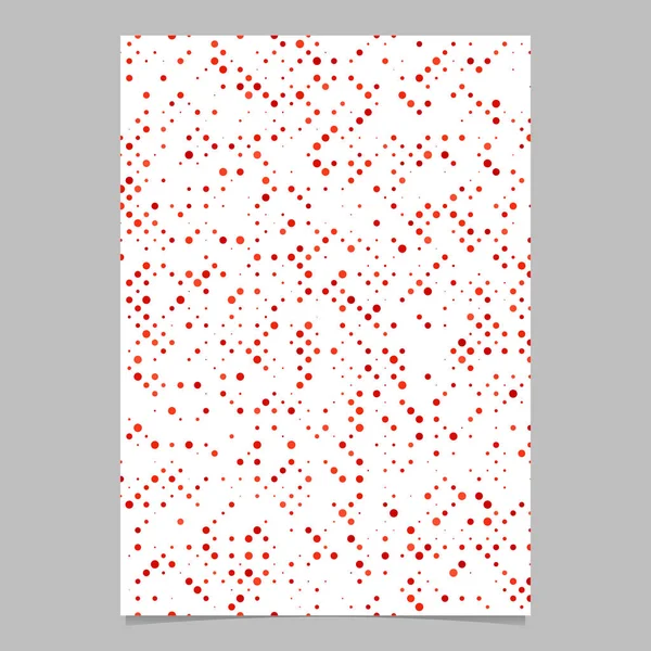 幾何学的ドットパターン背景パンフレットテンプレート — ストックベクタ