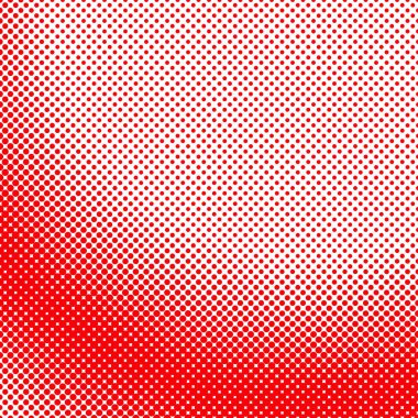 Noktalardan kırmızı retro halftone daire desen arka plan