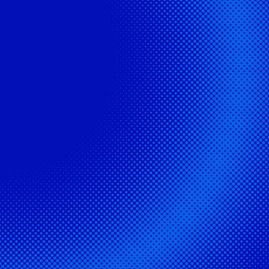 Mavi halftone noktalı desen arka plan şablonu - soyut grafik tasarımı
