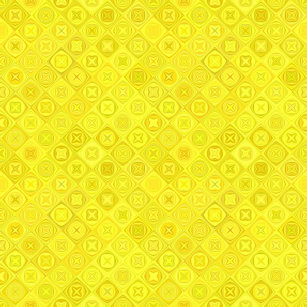 黄色の抽象的な斜めの形のパターン-ベクトルモザイクタイルの背景デザイン — ストックベクタ