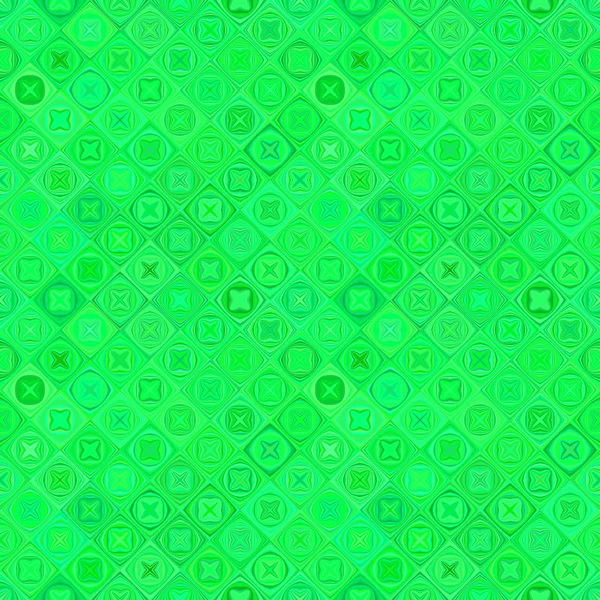 Verde abstrato diagonal forma curvada azulejo mosaico fundo padrão — Vetor de Stock