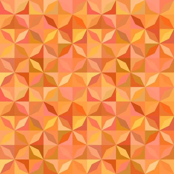 Orange abstrakte Wiederholung gestreifte Fliese Mosaik Muster Hintergrund — Stockvektor