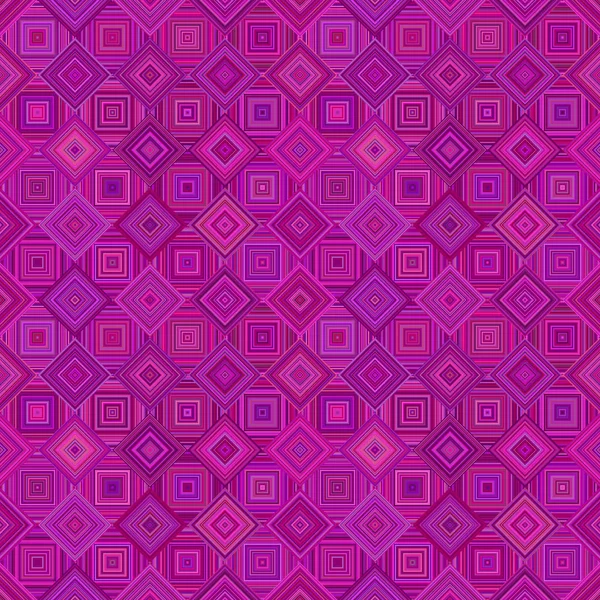Púrpura geométrica diagonal azulejo cuadrado patrón de mosaico de fondo - vector de diseño del piso — Vector de stock