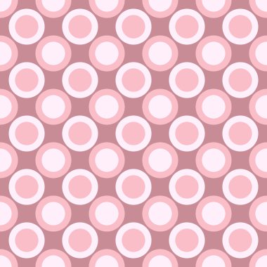 Basit yinelenen desen - vektör daire arka plan tasarımı