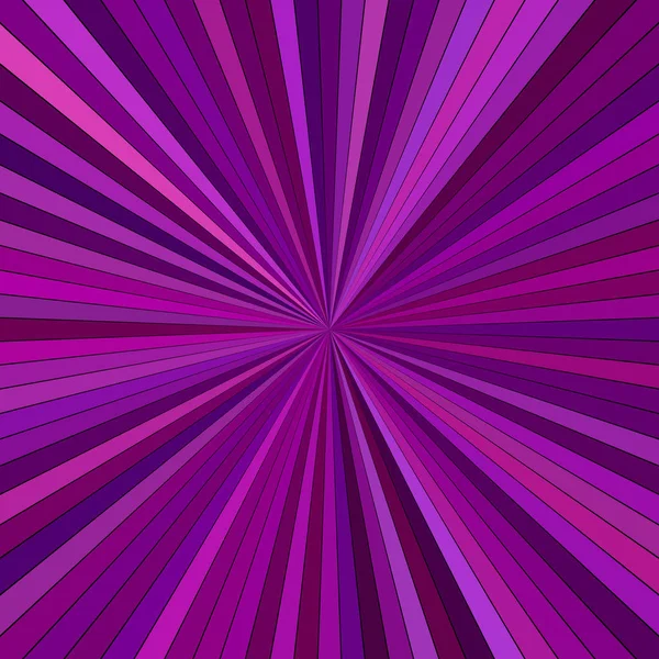 Purple abstract psychedelic striped ray burst background design — Stock Vector