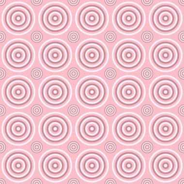 Soyut daire desen arka plan tasarımı - renk vektör illüstrasyon