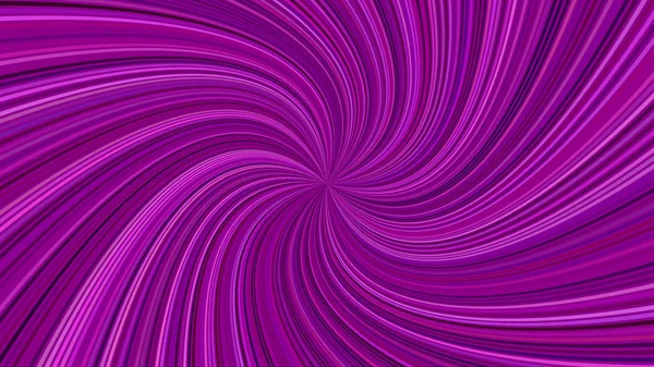 Violet psychédélique abstrait rayé spirale conception de fond avec des rayons tourbillonnants — Image vectorielle