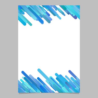 Modern poster sınır tempate - vektör kırtasiye arka plan tasarımı