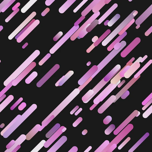 Rosa abstrakter nahtloser Verlauf diagonal abgerundete Streifenmuster Hintergrund - trendiges Vektordesign — Stockvektor