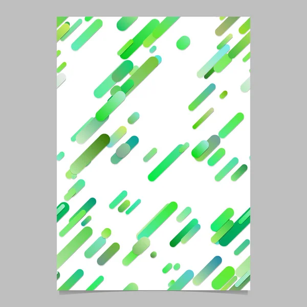 Verde trendy abstract brochure background tempate - gráficos de papelería vectorial — Archivo Imágenes Vectoriales