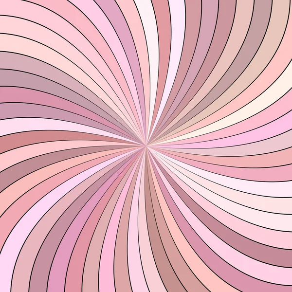 Розовый психоделический дизайн спирального вихря — стоковый вектор