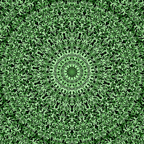 Groene abstracte bloementuin Mandala wallpaper-Boheemse vectorafbeelding — Stockvector