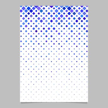 Geometrik desen poster tasarımı - vektör mozaik karo kırtasiye arka plan