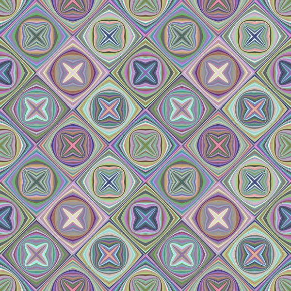 Geometrische Diagonale geschwungene Form Mosaik-Muster Hintergrund - nahtloses Design — Stockvektor