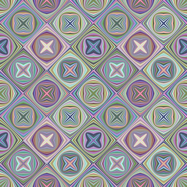 Geométrica diagonal curva forma mosaico patrón de fondo - diseño sin costuras — Vector de stock