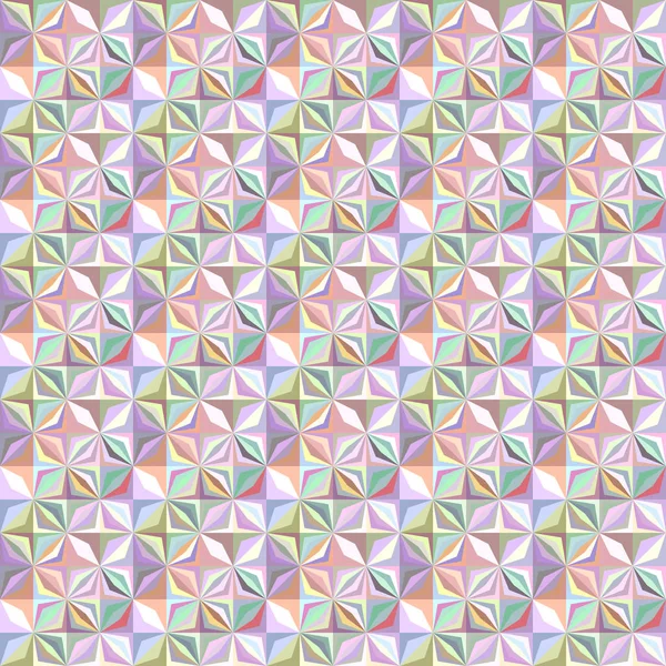 Kleurrijke geometrische gestreepte vorm mozaïek tegel patroon achtergrond — Stockvector