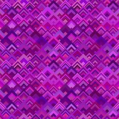Mor geometrik diyagonal kare mozaik karo desen arka plan