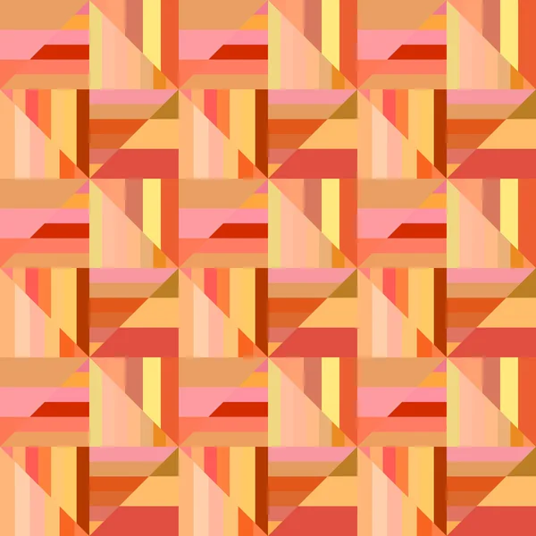 Modello colorato triangolo geometrico a strisce - vettore piastrelle sfondo mosaico — Vettoriale Stock