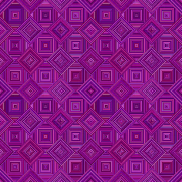 Roxo geométrico diagonal quadrado azulejo mosaico fundo padrão - design sem costura — Vetor de Stock