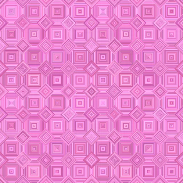 Rosa geometriska Diagonal fyrkantig mosaikmönster bakgrund-sömlös illustration — Stock vektor