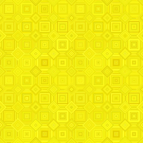 黄色の抽象的な斜めの正方形のタイルのモザイクパターンの背景-ベクトル壁のデザイン — ストックベクタ