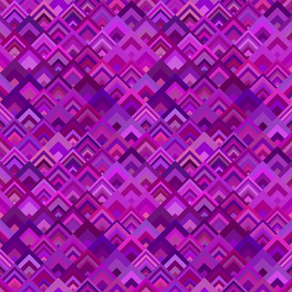 Lila geometrisch diagonal quadratisch Mosaik Fliesen Muster Hintergrund — Stockvektor