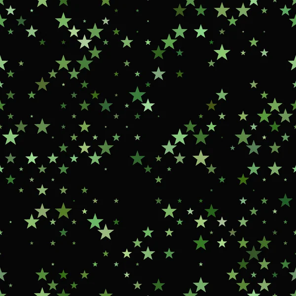 Patrón de estrellas repetidas abstractas - vector gráfico de fondo — Vector de stock