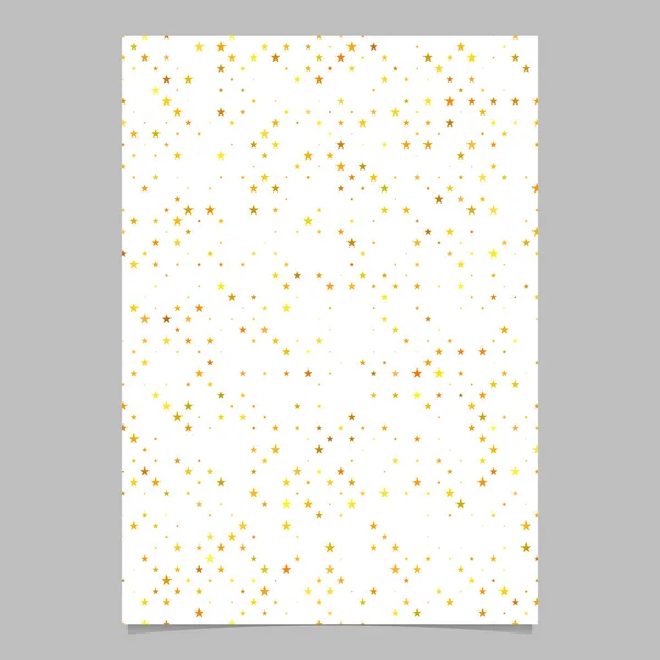 Star pattern brochure template - vector stationery background — Stock Vector