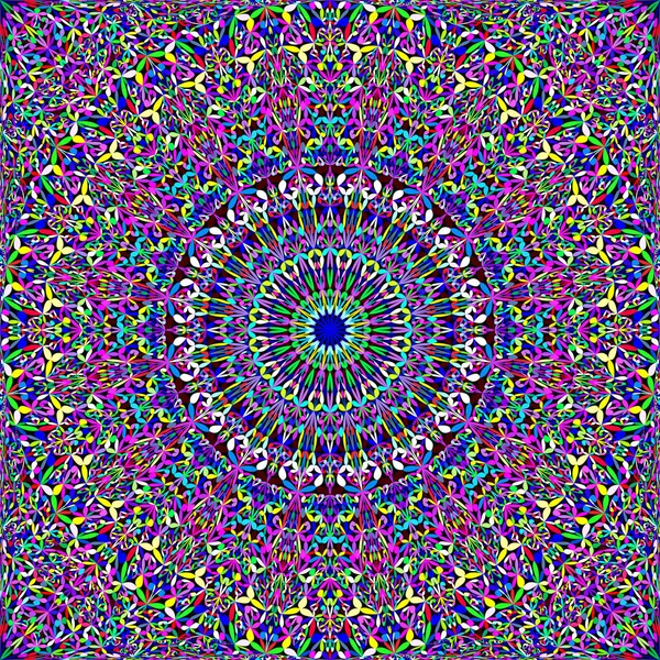 Πολύχρωμα απρόσκοπτη αφηρημένο floral Καλειδοσκόπιο μάνταλα μοτίβο ταπετσαρία-γεωμετρικό διάνυσμα σχεδιασμού — Διανυσματικό Αρχείο