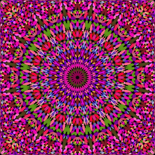 Kleurrijke naadloze bloem Caleidoscoop Mandala patroon behang design-etnische vector achtergrond illustratie — Stockvector