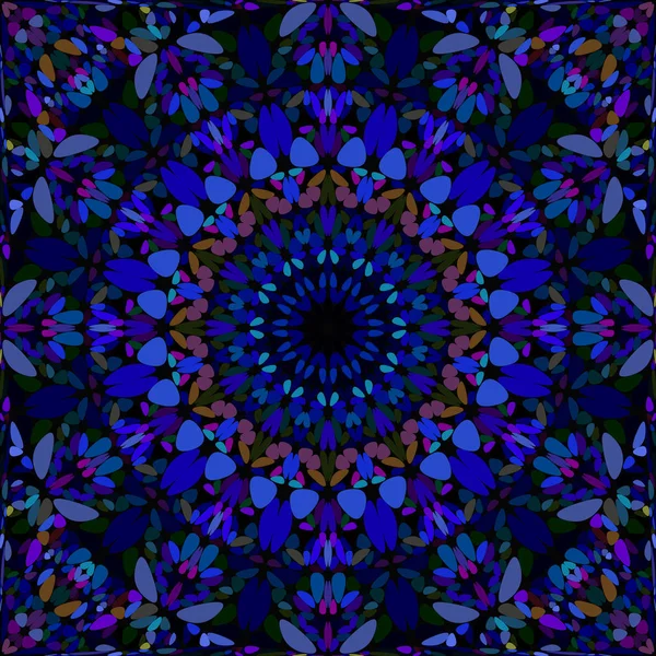 Färgglada upprepande blommig utsmyckade Mandala mönster bakgrund design — Gratis stockfoto