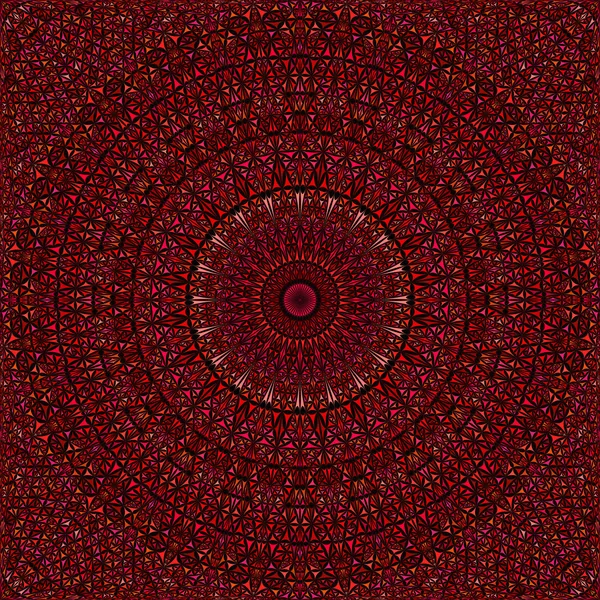 Rotes nahtloses Kaleidoskop-Muster Hintergrunddesign — Stockvektor