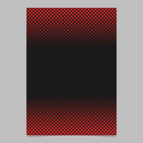 Diseño geométrico del folleto de patrón de medio tono - ilustración de papelería vectorial — Archivo Imágenes Vectoriales
