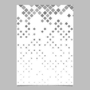 Geometrik çapraz kare desen arka plan flyer şablonu