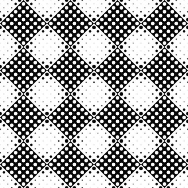 Siyah beyaz geometrik nokta deseni arka planı