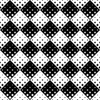 Siyah ve beyaz diyagonal kare desen arka plan tasarımı