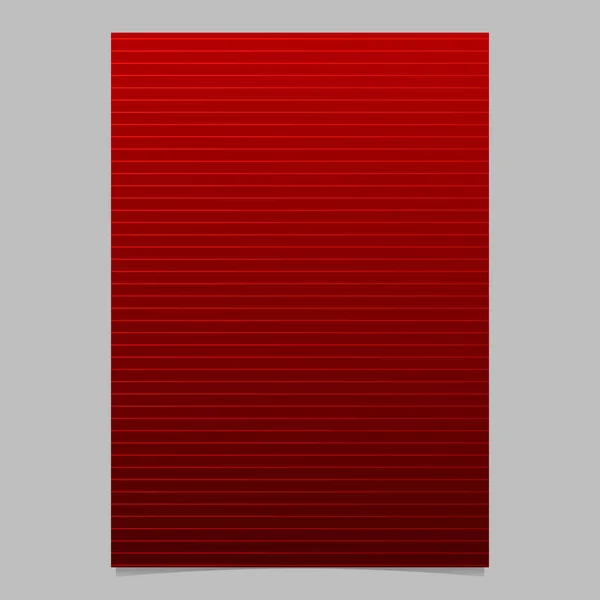 赤い幾何学的勾配ストライプの背景テンプレート — ストックベクタ